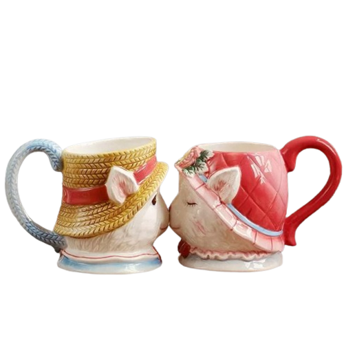 Kissy Cat Mug Set