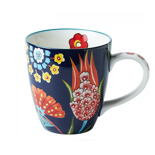 Phoenix Tail Flower Mug